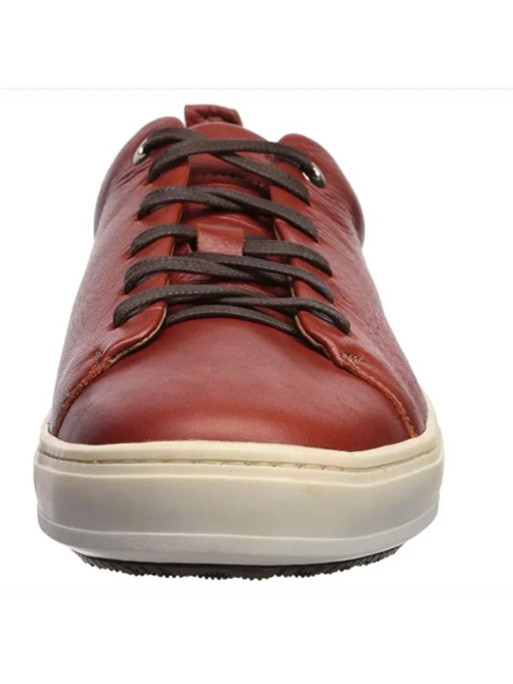 Men's Genuine Leather Union Square Sneaker (Rust Grainy) - Size 9 (US) - New